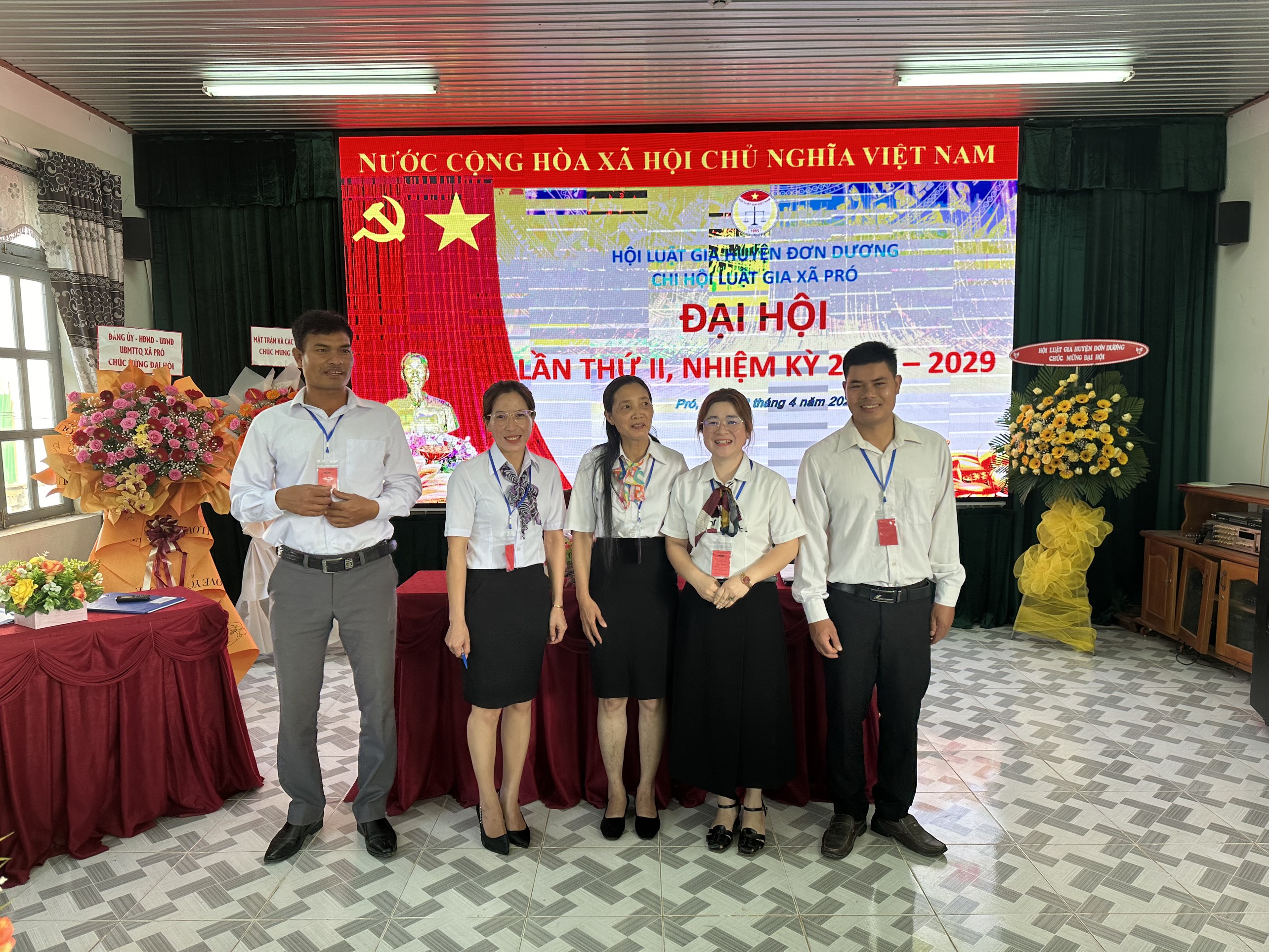 ĐẠI HỘI CHI HỘI LUẬT GIA XÃ PRÓ LẦN THỨ II, NHIỆM KỲ 2024 – 2029