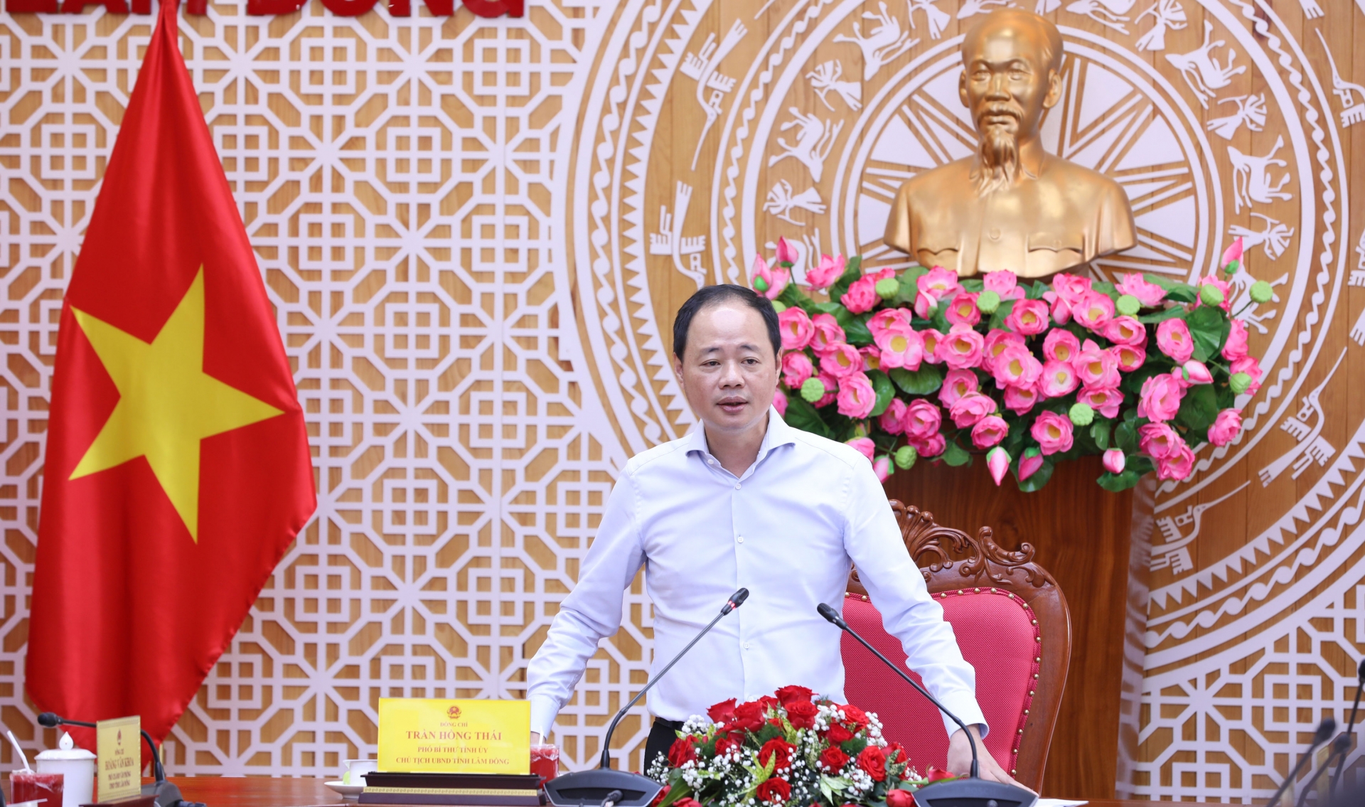 Chủ tịch UBND tỉnh Lâm Đồng Trần Hồng Thái yêu cầu nỗ lực giải quyết tất cả các tồn đọng
