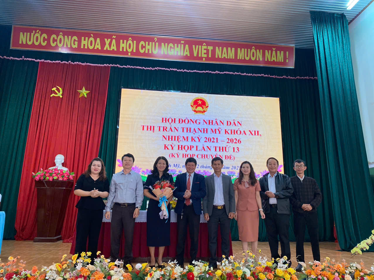 HĐND THỊ TRẤN THẠNH MỸ TỔ CHỨC KỲ HỌP CHUYÊN ĐỀ BẦU PHÓ CHỦ TỊCH UBND THỊ TRẤN THẠNH MỸ